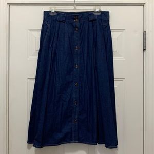 Vintage denim skirt size 12 petite